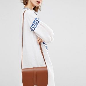 The Cambridge Satchel Company Leather Large Saddle Tan